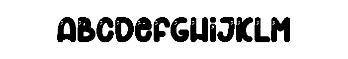 Shine Cloud Font UPPERCASE
