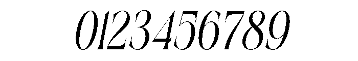 Shine Heels Italic Font OTHER CHARS