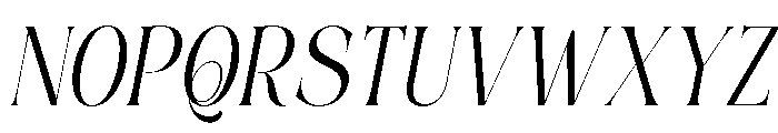 Shine Heels Italic Font UPPERCASE