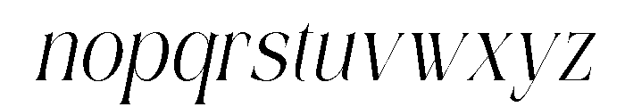 Shine Heels Italic Font LOWERCASE