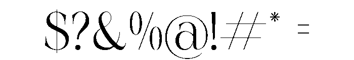 Shine Heels Regular Font OTHER CHARS