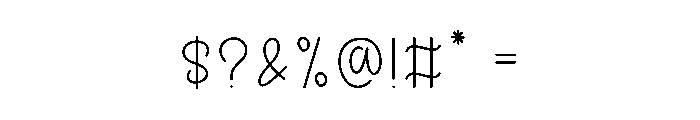 Shining Beauty Font OTHER CHARS