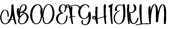Shining Sparkling Font UPPERCASE