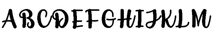 Shining Winter Font UPPERCASE