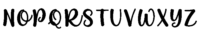 Shining Winter Font UPPERCASE