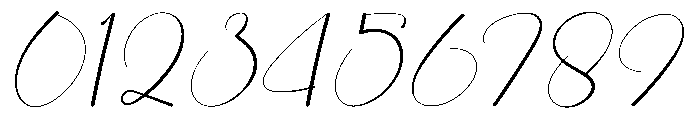 Shinning Font OTHER CHARS