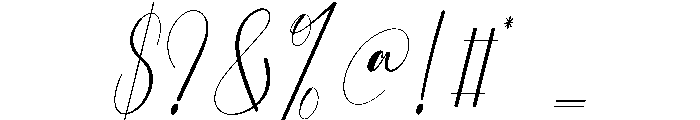 Shinning Font OTHER CHARS