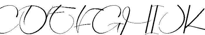 Shinning Font UPPERCASE