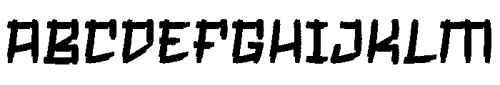 Shinre Font UPPERCASE