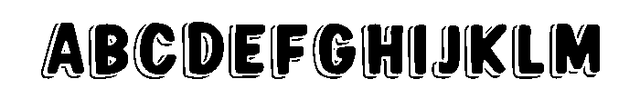 Shiny Bubble Regular Font UPPERCASE
