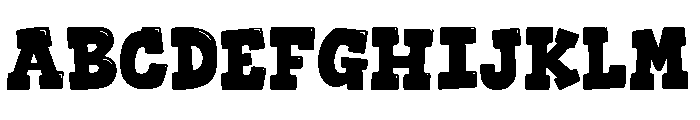 Shiny Bubble Font UPPERCASE