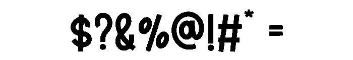 Shiny Charm Font OTHER CHARS