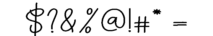 Shiny Farmhouse Font OTHER CHARS