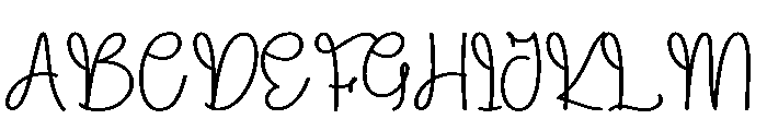 Shiny Farmhouse Font UPPERCASE