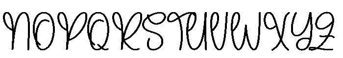 Shiny Farmhouse Font UPPERCASE