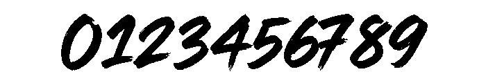 Shinzoku Brush Font Font OTHER CHARS