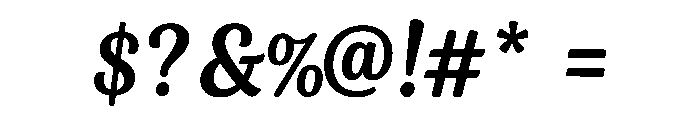 Shiptura Regular Font OTHER CHARS