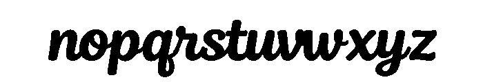 Shiptura Regular Font LOWERCASE
