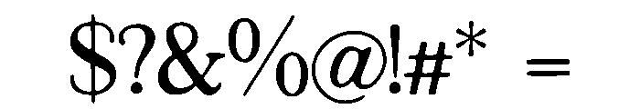 Shipwreck_Serif Font OTHER CHARS