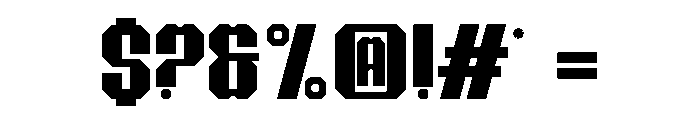 Shirtim Varsity Font OTHER CHARS