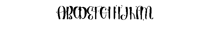 Shitting Font UPPERCASE