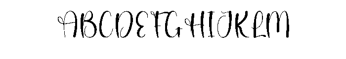 Shnoopy Font UPPERCASE