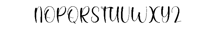 Shnoopy Font UPPERCASE