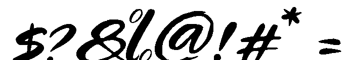 Shock Rumble Font OTHER CHARS