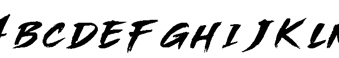 Shock Rumble Font UPPERCASE