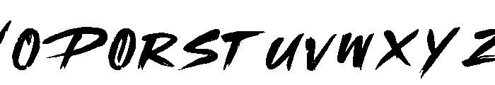 Shock Rumble Font UPPERCASE