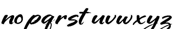 Shock Rumble Font LOWERCASE