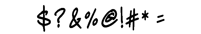 Shock Strike Font OTHER CHARS