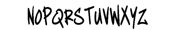 Shock Strike Font UPPERCASE