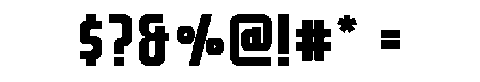 Shocking Palm Cake Font OTHER CHARS