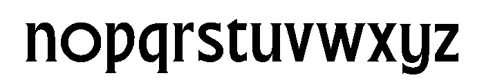 Sholes Font LOWERCASE