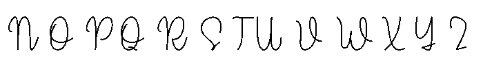 Shooping Font UPPERCASE