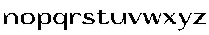 Shoore Font LOWERCASE