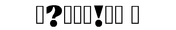 Shoot Regular Font OTHER CHARS