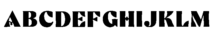 Shoot Regular Font UPPERCASE
