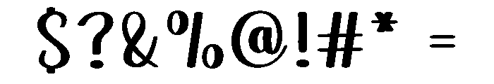 Shooter Teacher Font OTHER CHARS