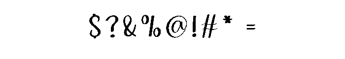 Shop Bakery Font OTHER CHARS