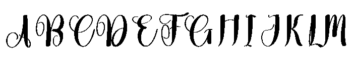 Shop Bakery Font UPPERCASE