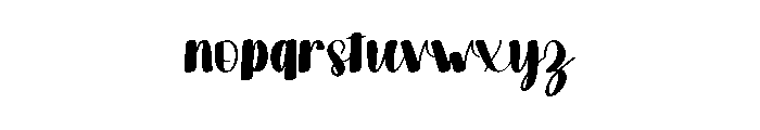 Shop Bakery Font LOWERCASE