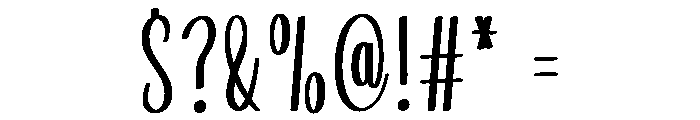Shopia Calligraphy Font OTHER CHARS