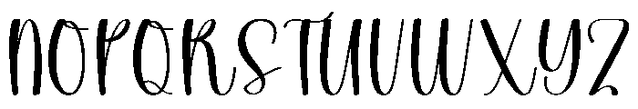 Shopia Calligraphy Font UPPERCASE