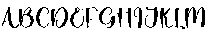 Shopia Holiday Font UPPERCASE