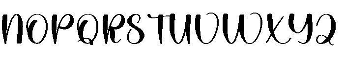 Shopia Holiday Font UPPERCASE