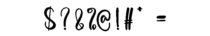 Shopie Signature Font OTHER CHARS