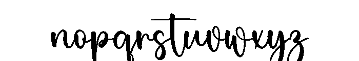 Shopie Signature Font LOWERCASE