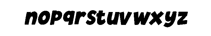 Shoping Ckeots Italic Font LOWERCASE